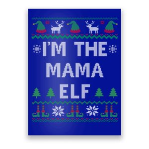 Mama Elf Ugly Christmas Mom Mother Great Gift Poster