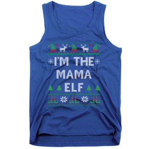 Mama Elf Ugly Christmas Mom Mother Great Gift Tank Top