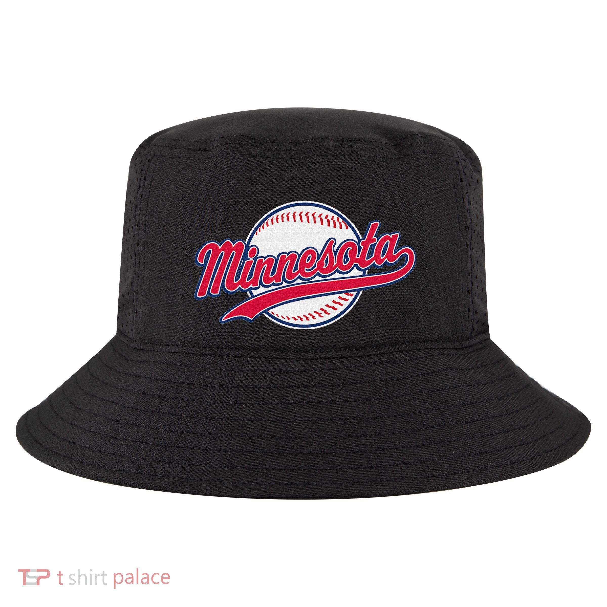 Minnesota Ee Vintage Baseball Hrowback Retro Design Cool Comfort Performance Bucket Hat