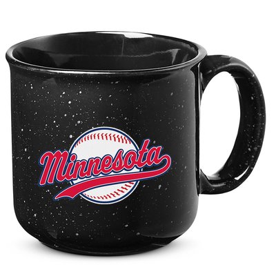 Minnesota Ee Vintage Baseball Hrowback Retro Design 15oz Campfire Ceramic Mug
