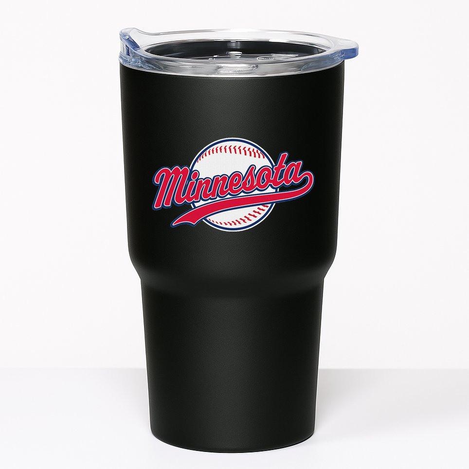 Minnesota Ee Vintage Baseball Hrowback Retro Design Tumbler