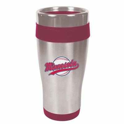 Minnesota Ee Vintage Baseball Hrowback Retro Design 16oz Travel Tumbler