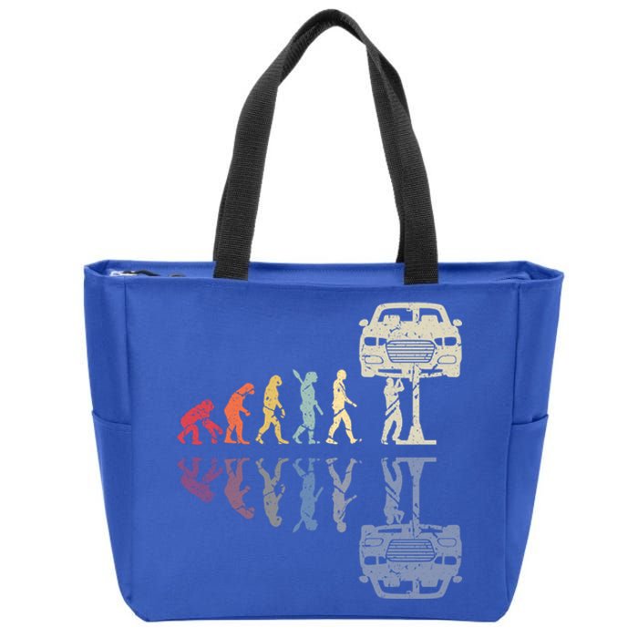 Mechanic Evolution Vintage Gift Zip Tote Bag