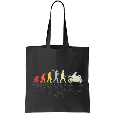 Motorcycle Evolution Vintage Superbike Biker Motorcyclist Bag