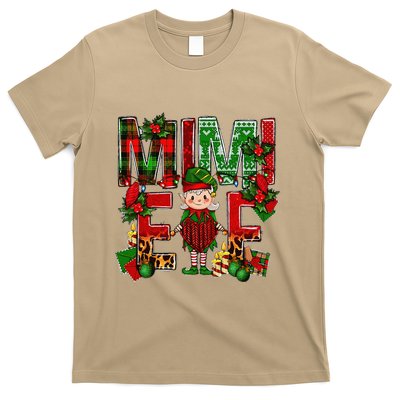 Mimi Elf With Knitting Christmas Xmas Gifts T-Shirt