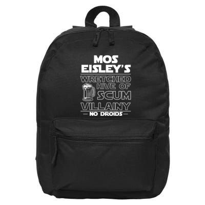 Mos EisleyS Wretched Hive Of Scum Villainy No Droids 16 in Basic Backpack
