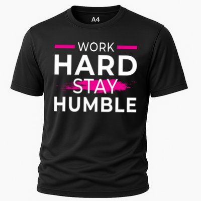 Motivational Entrepreneur Work Hard Stay Humble Gift Performance Shirt
