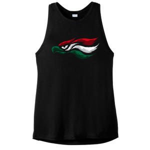 Mexican Eagle With Mexico Flag Hecho En Mexico Ladies PosiCharge Tri-Blend Wicking Tank