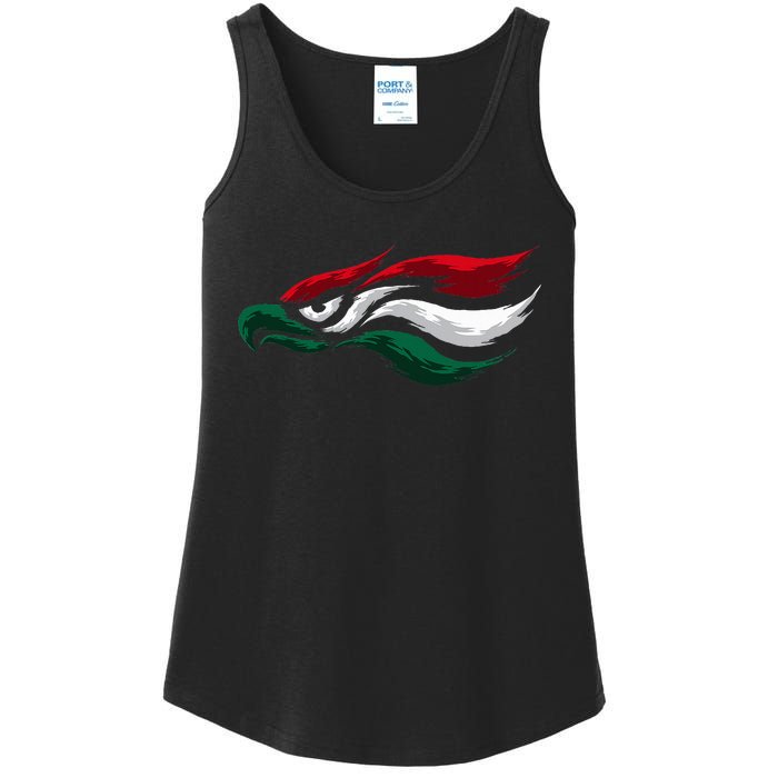 Mexican Eagle With Mexico Flag Hecho En Mexico Ladies Essential Tank