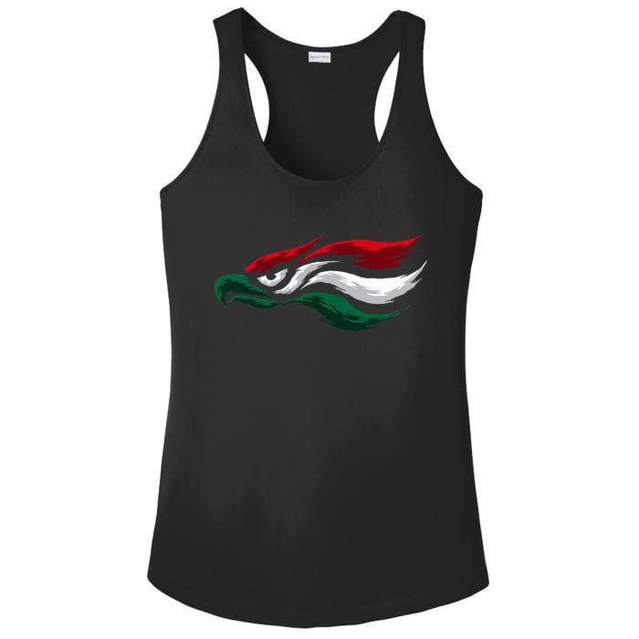 Mexican Eagle With Mexico Flag Hecho En Mexico Ladies PosiCharge Competitor Racerback Tank