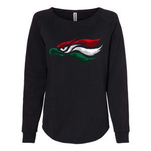 Mexican Eagle With Mexico Flag Hecho En Mexico Womens California Wash Sweatshirt