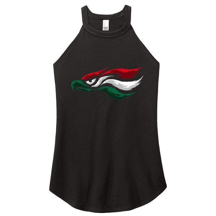 Mexican Eagle With Mexico Flag Hecho En Mexico Women's Perfect Tri Rocker Tank