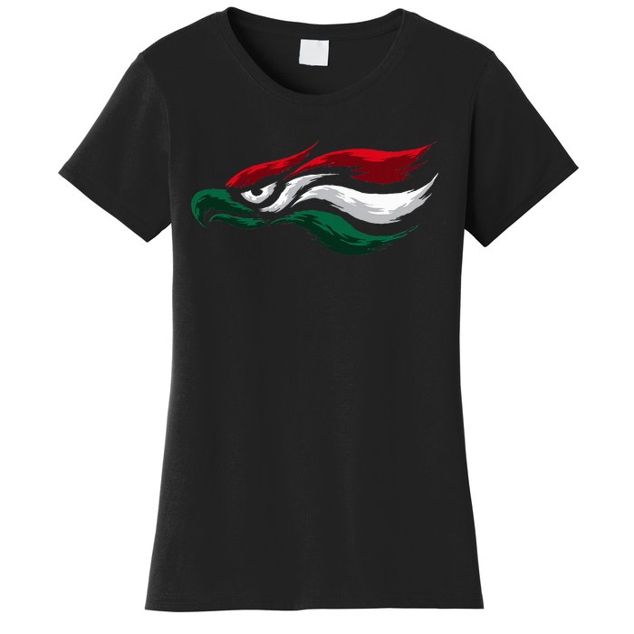 Mexican Eagle With Mexico Flag Hecho En Mexico Women's T-Shirt