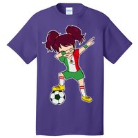 Mexican Dabbing Soccer Gril Mexico Tall T-Shirt