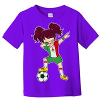 Mexican Dabbing Soccer Gril Mexico Toddler T-Shirt