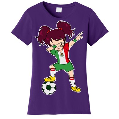 Mexican Dabbing Soccer Gril Mexico Women's T-Shirt