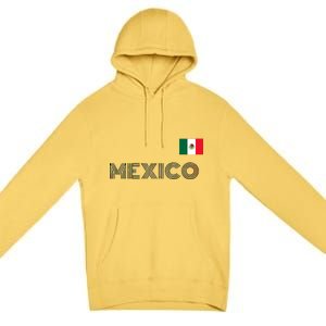 Mexico Country Flag Logo Premium Pullover Hoodie