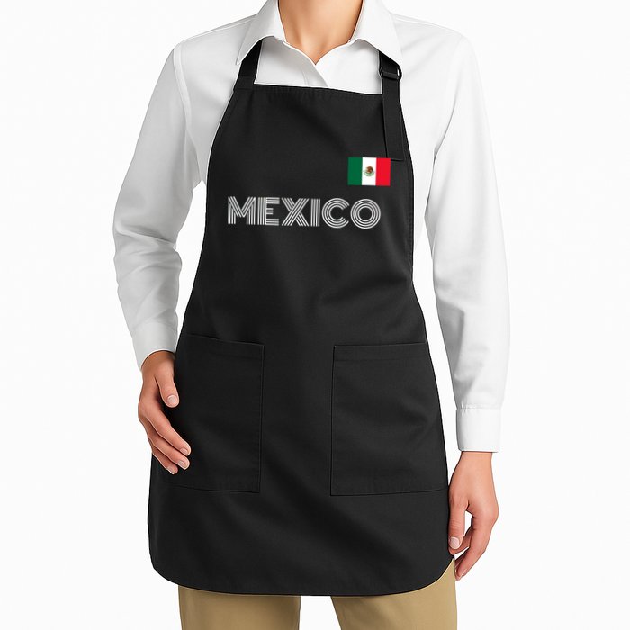 Mexico Country Flag Logo Apron