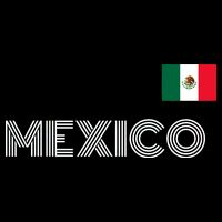 Mexico Country Flag Logo Apron