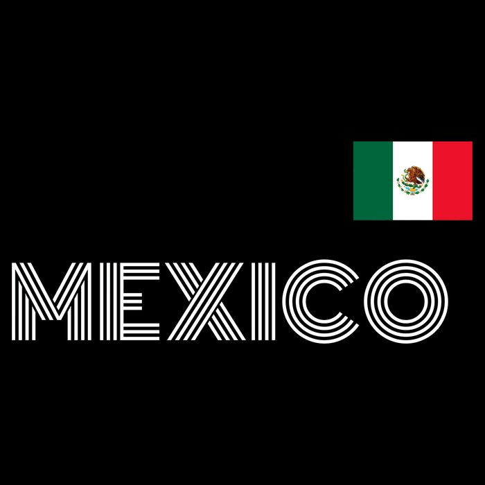 Mexico Country Flag Logo Apron