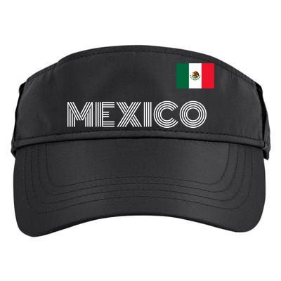 Mexico Country Flag Logo Adult Drive Performance Visor