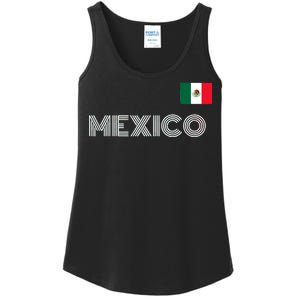 Mexico Country Flag Logo Ladies Essential Tank