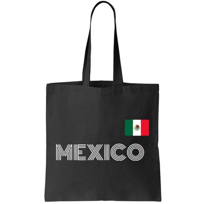 Mexico Country Flag Logo Tote Bag