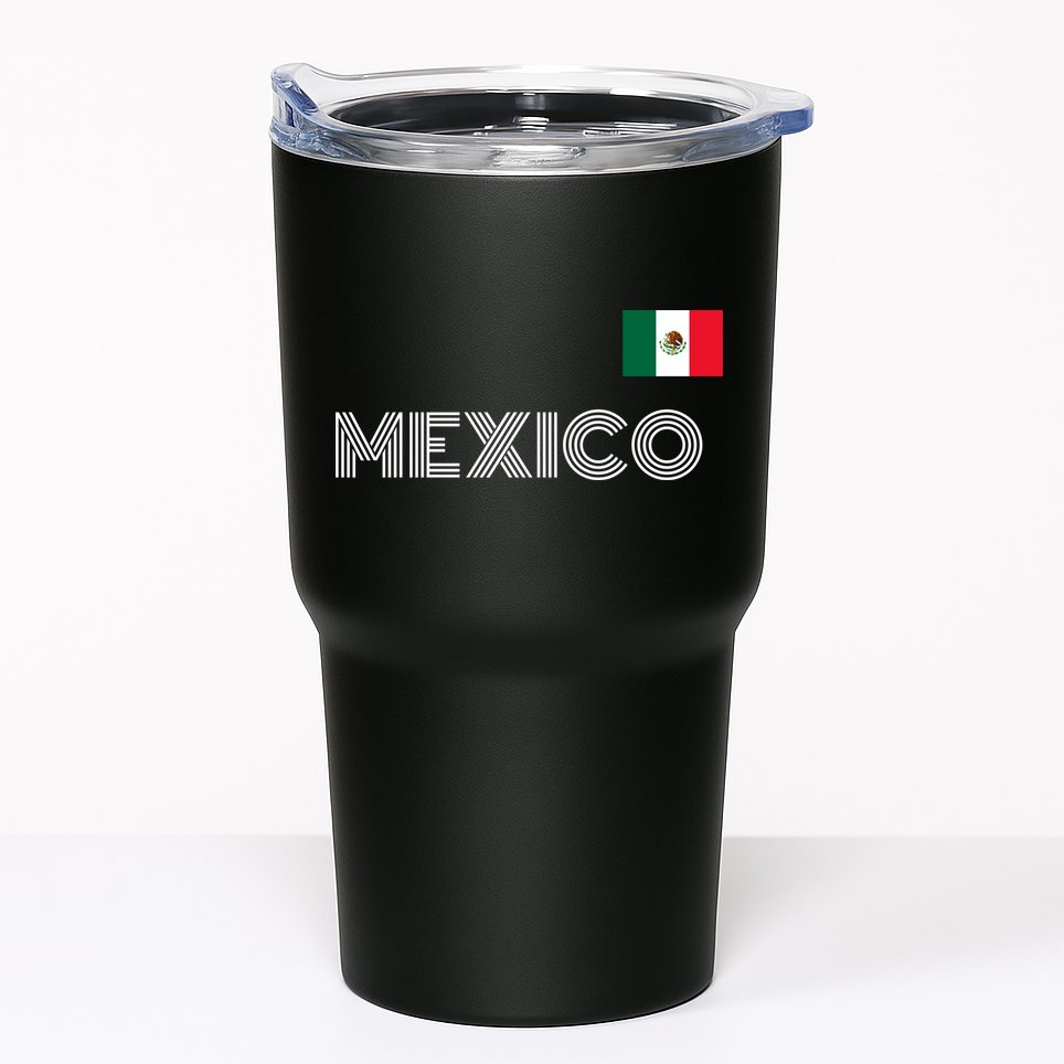 Mexico Country Flag Logo Tumbler