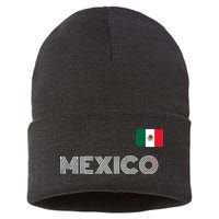 Mexico Country Flag Logo Sustainable Knit Beanie