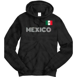 Mexico Country Flag Logo Tie Dye Hoodie