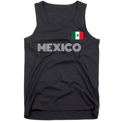 Mexico Country Flag Logo Tank Top