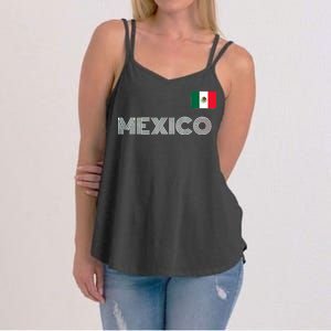 Mexico Country Flag Logo Women's Strappy Tank