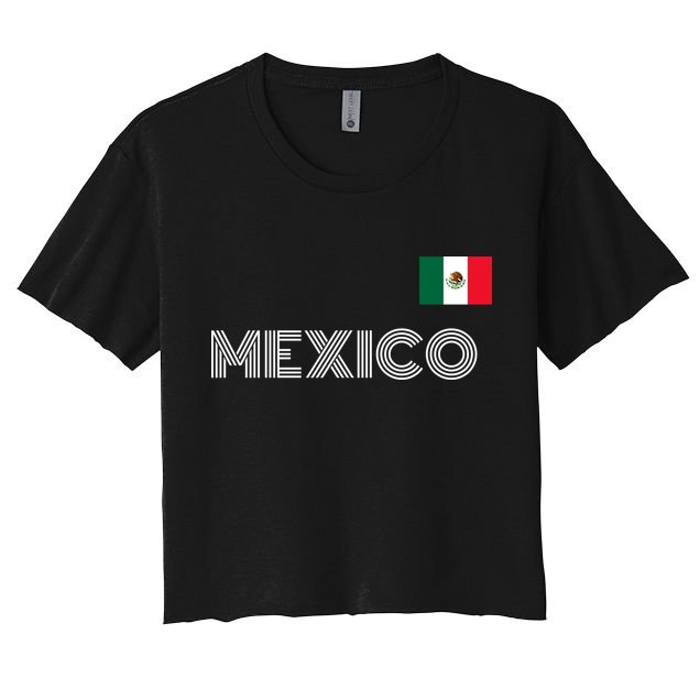 Mexico Country Flag Logo Crop Top