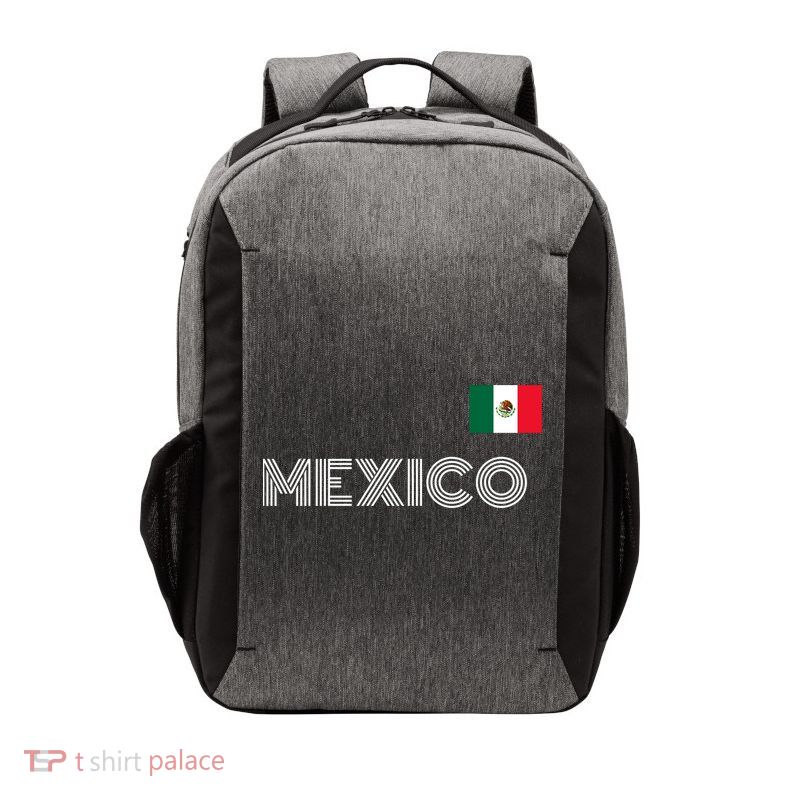 Mexico Country Flag Logo Vector Backpack