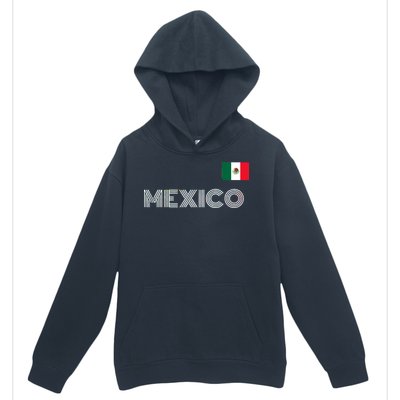 Mexico Country Flag Logo Urban Pullover Hoodie