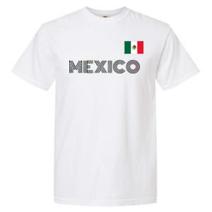 Mexico Country Flag Logo Garment-Dyed Heavyweight T-Shirt