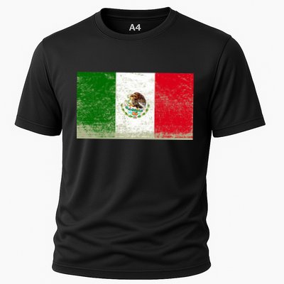 Mexico Flag Grunge Performance Shirt