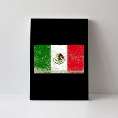 Mexico Flag Grunge Canvas