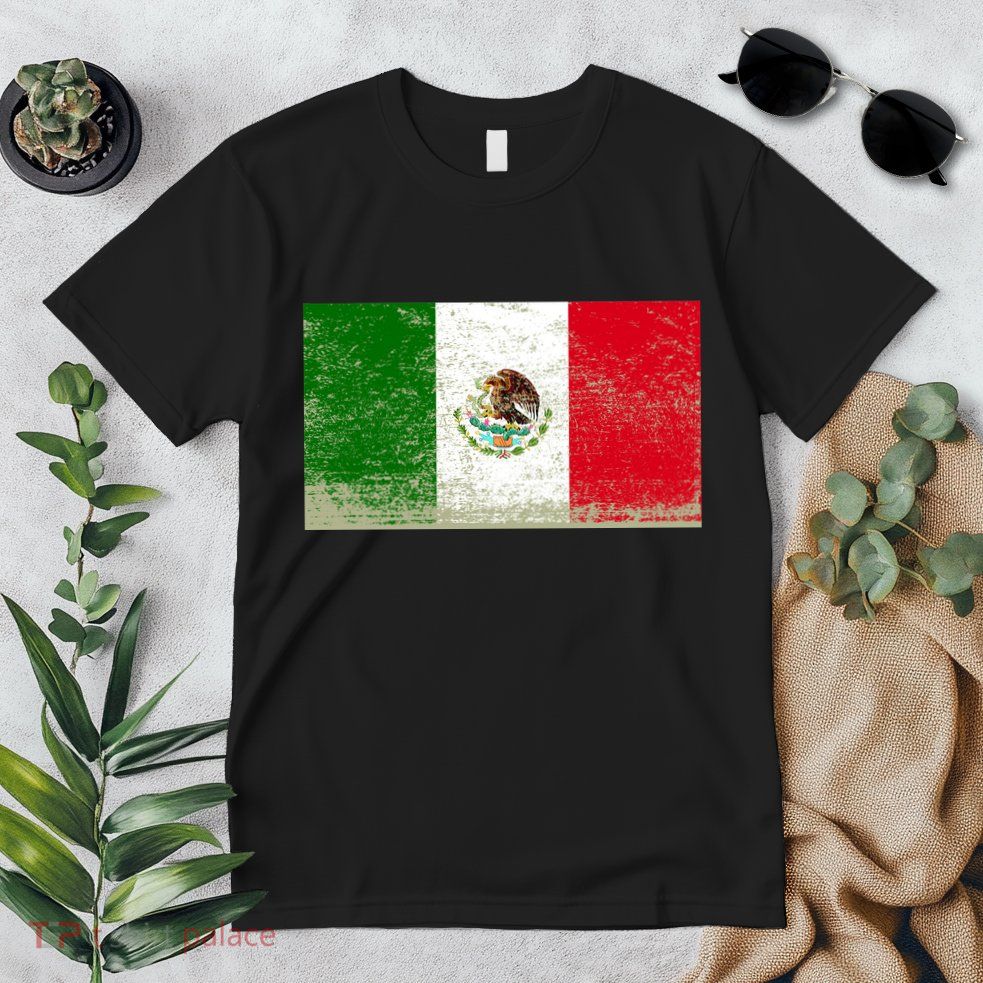 Mexico Flag Grunge Premium T-Shirt