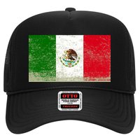Mexico Flag Grunge Hat
