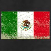 Mexico Flag Grunge Hat