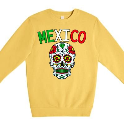 Mexico Skull Premium Crewneck Sweatshirt