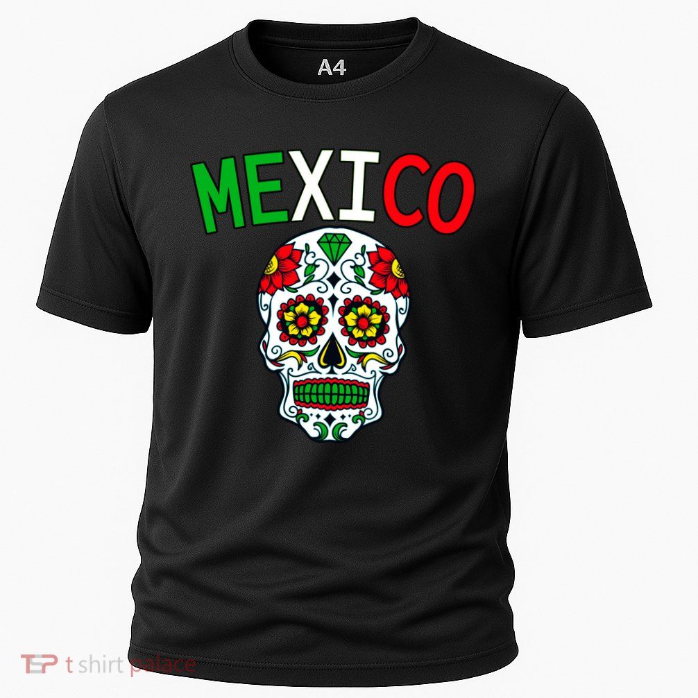 Mexico Skull Performance Shirt
