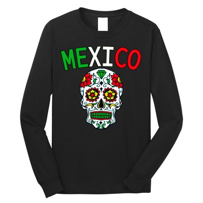 Mexico Skull Long Sleeve Shirt