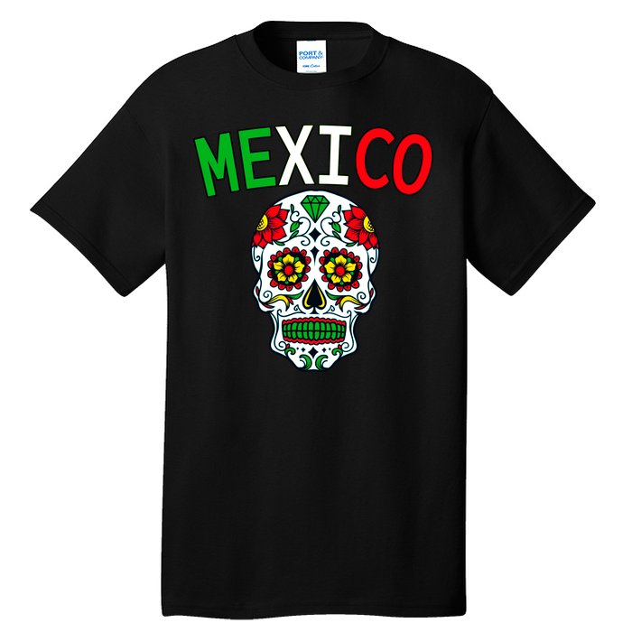 Mexico Skull Tall T-Shirt