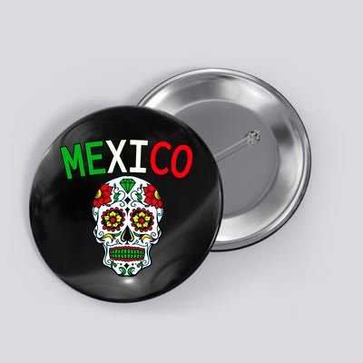 Mexico Skull Button