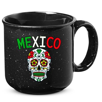Mexico Skull 15oz Campfire Ceramic Mug