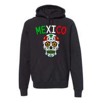 Mexico Skull Premium Hoodie