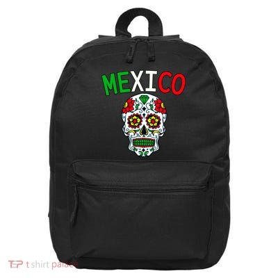 Mexico Skull 16 in Basic Backpack