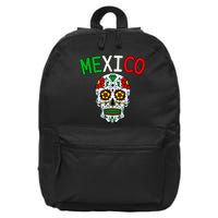 Mexico Skull 16 in Basic Backpack
